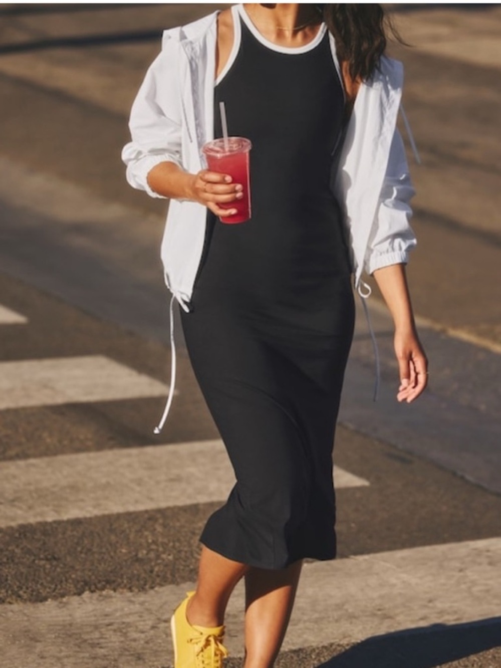 Athleta Signature Rib Maxi Dress